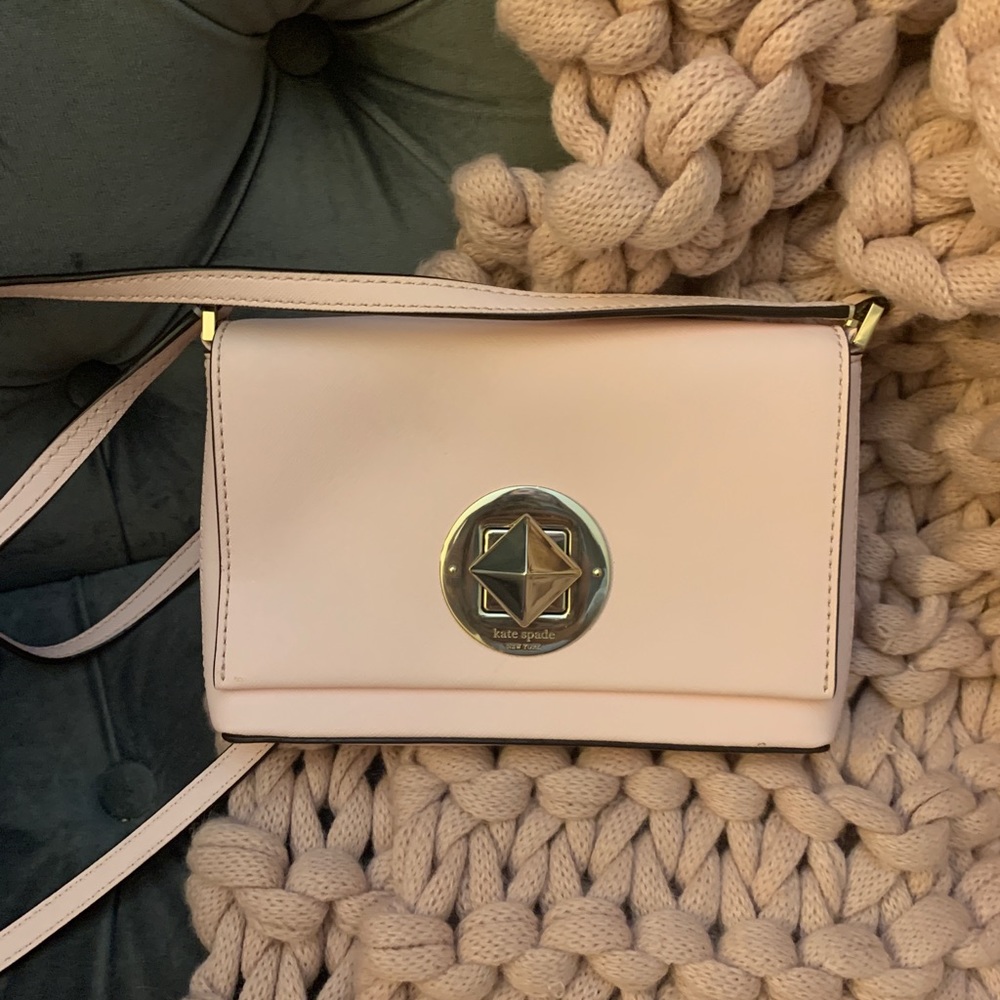 light pink kate spade purse